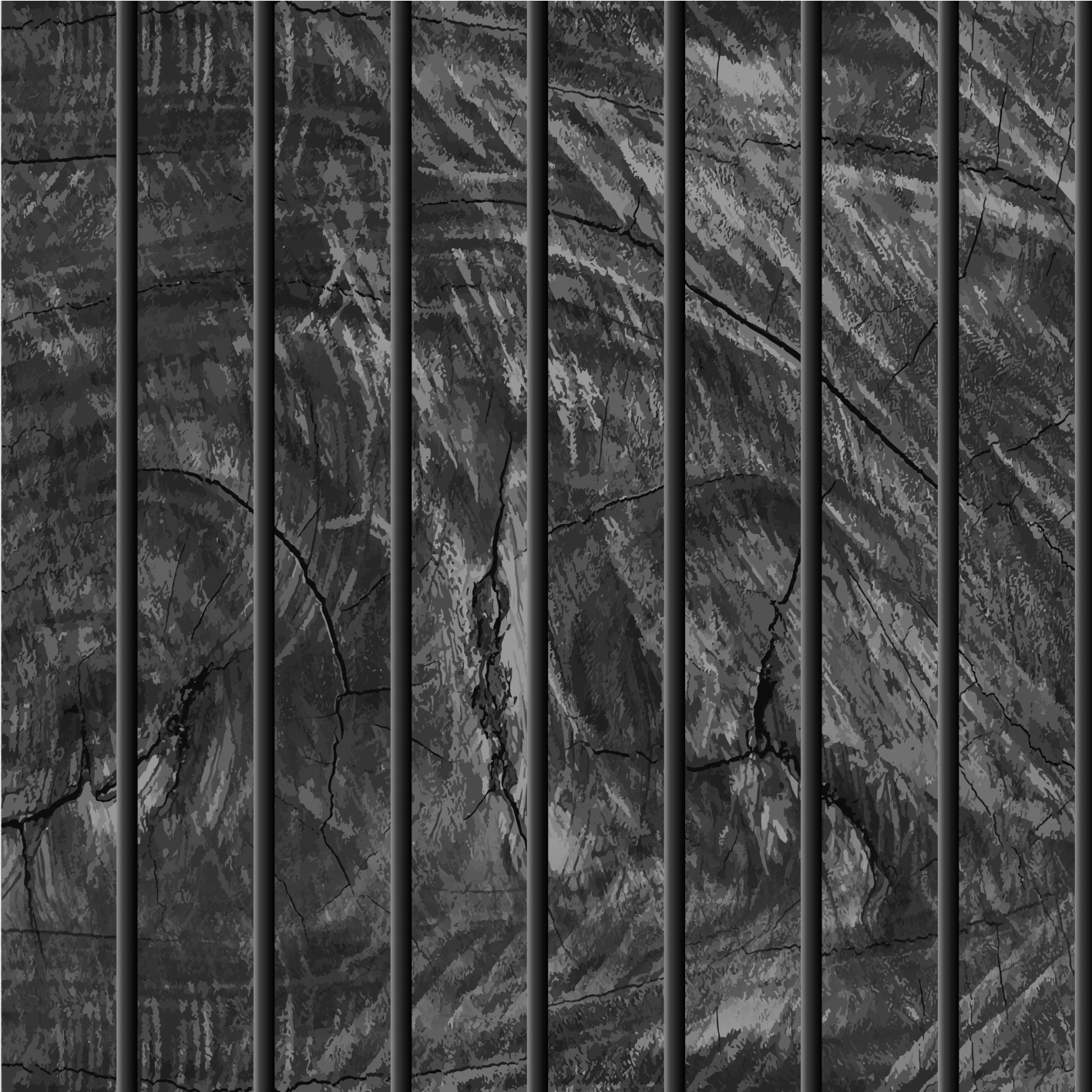 Vinyl teppich schwarz holzplanken design - TenStickers