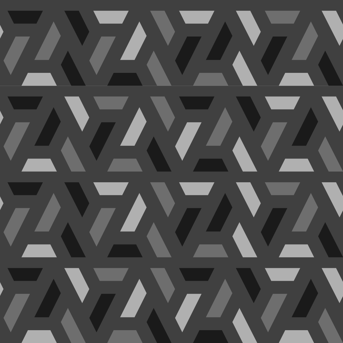 Vinyl teppich schwarz geometrische dreiecke schwarze töne - TenStickers