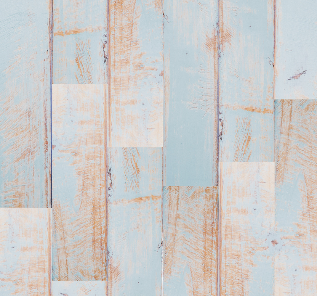 Vinyl teppich terrasse verwitterte holzplanken - TenStickers