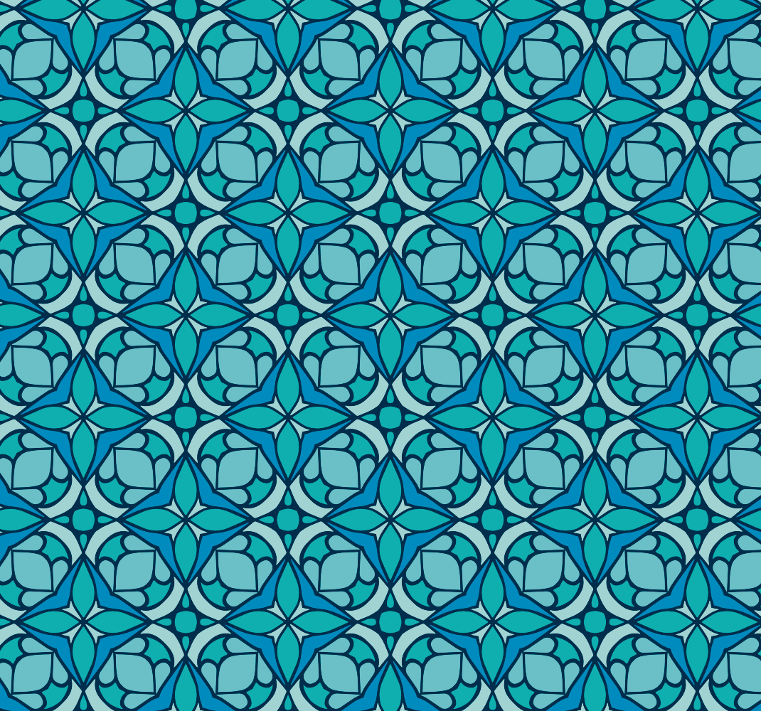 Vinyl teppich terrasse blaues badezimmer tapete - TenStickers