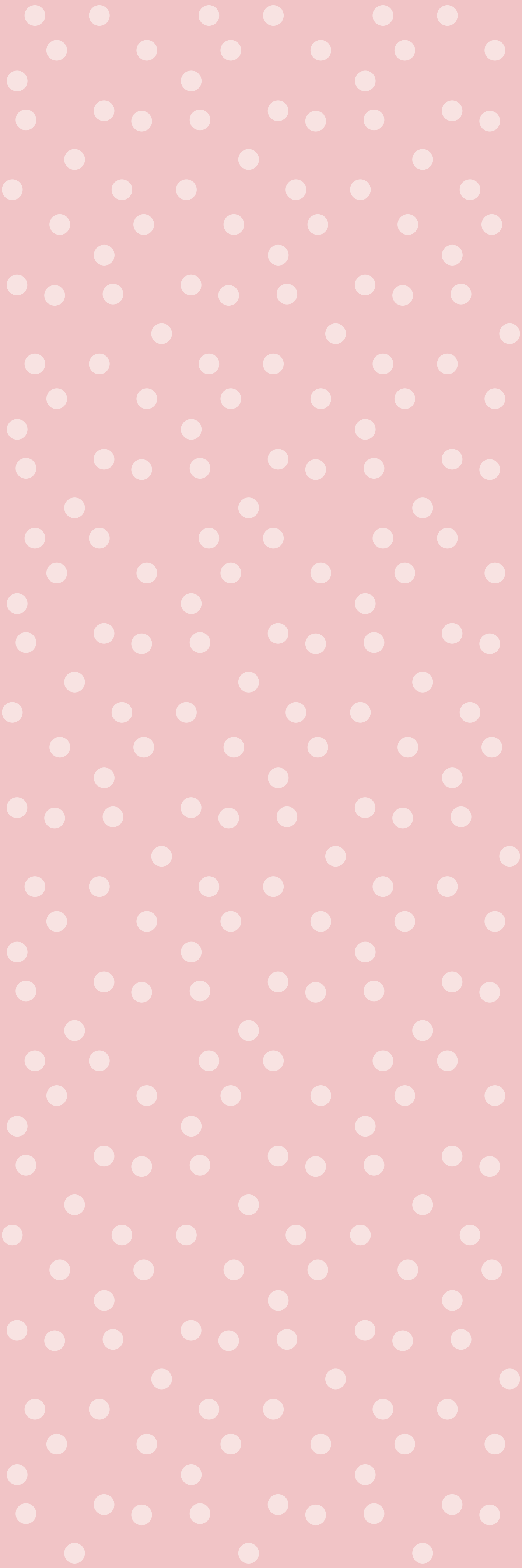 Vinyl teppich rosa sanfte pastellfarbene punkte - TenStickers