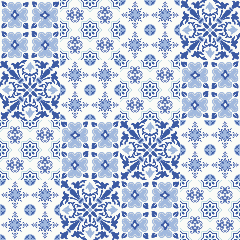 Atemberaubende portugiesische vinyl teppich - TenStickers