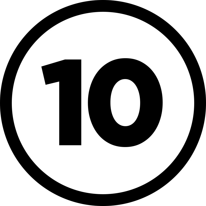 Vinylteppich Schlafzimmer anpassbare Kreisnummer - TenStickers