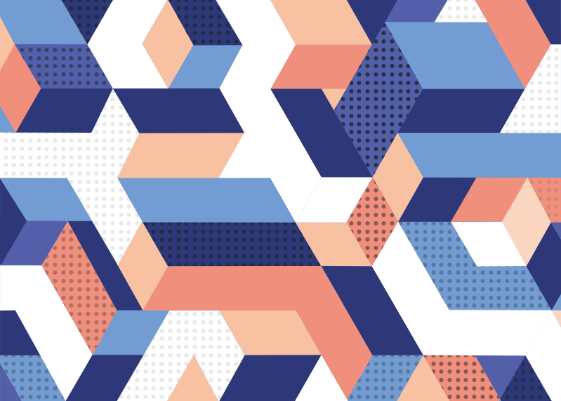 Geometrisches Muster Harmony - TenStickers