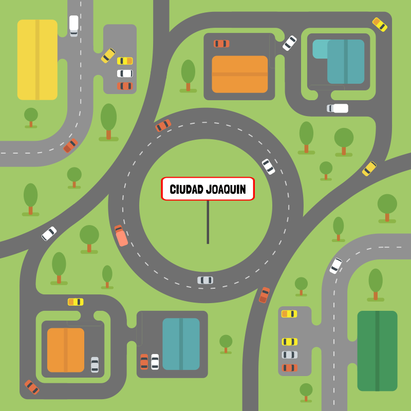 Vinyl Teppich mit Namen personalisiertes stadtbild - TenStickers