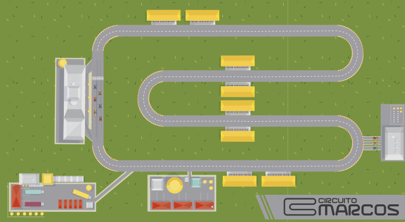 Vinyl Teppich mit Namen rennbahn-spielplatz - TenStickers