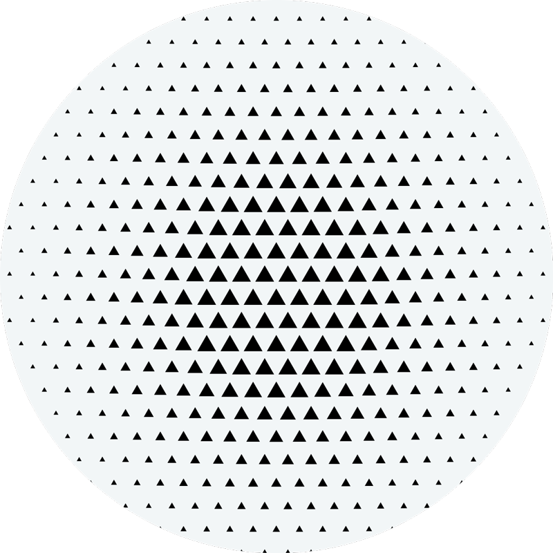 Vinyl Teppich geometrisch geometrisch dreiecksförmig - TenStickers