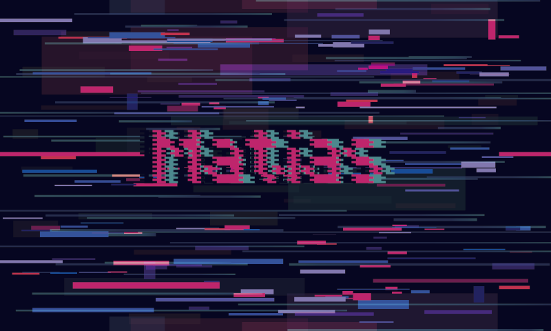 Vinyl Teppich mit Namen personalisierte glitch-kunst - TenStickers