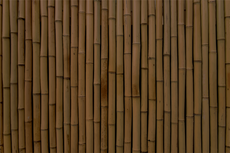 Vinyl Teppich Textur bambus-lamellenmuster - TenStickers