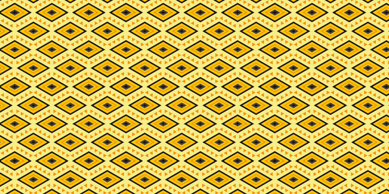 Vinyl teppich geometrisch mit quadratischen mustern - TenStickers