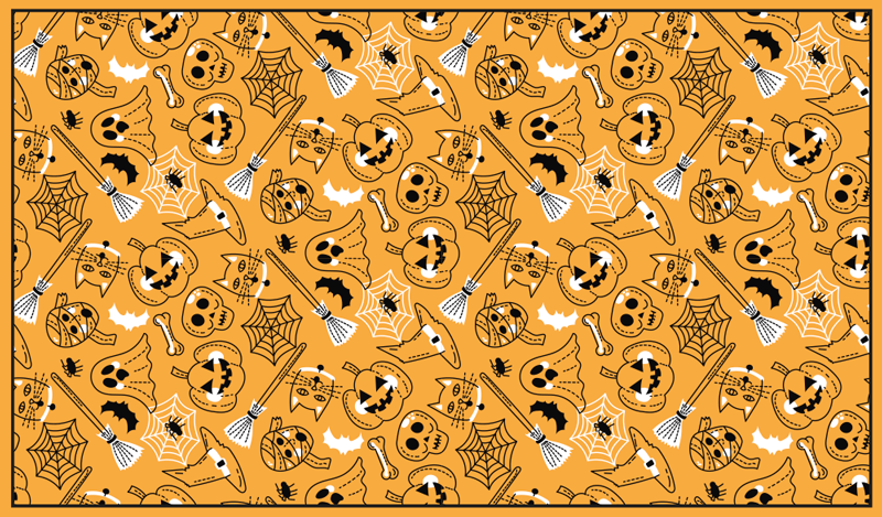 Vinyl teppich halloween für gruselige stimmung - TenStickers