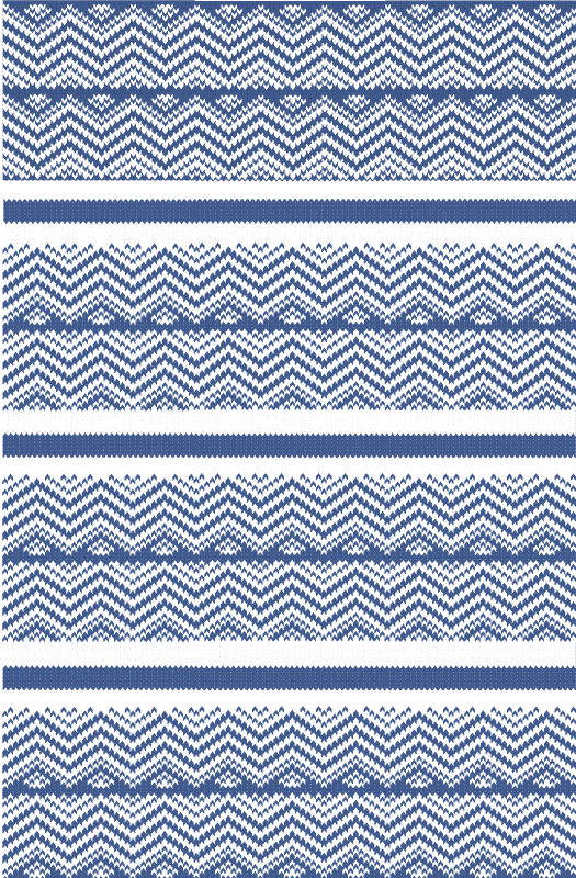 Vinyl Teppich gestreift chevron-streifen-muster - TenStickers