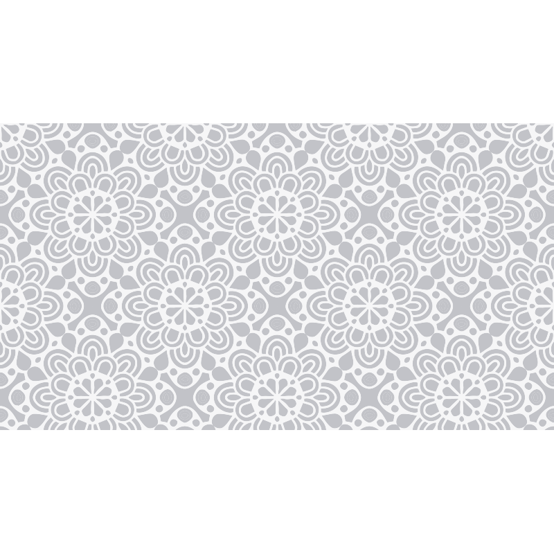 Vinyl teppich mandala mit mandala-inspiriertem muster - TenStickers