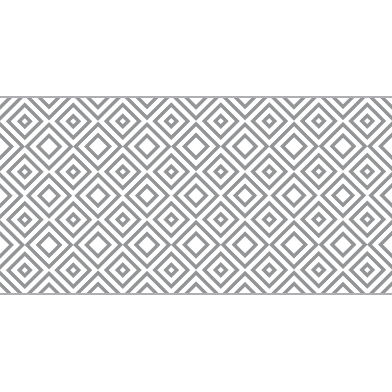 Vinylteppich modern Panorama graue Quadrate - TenStickers