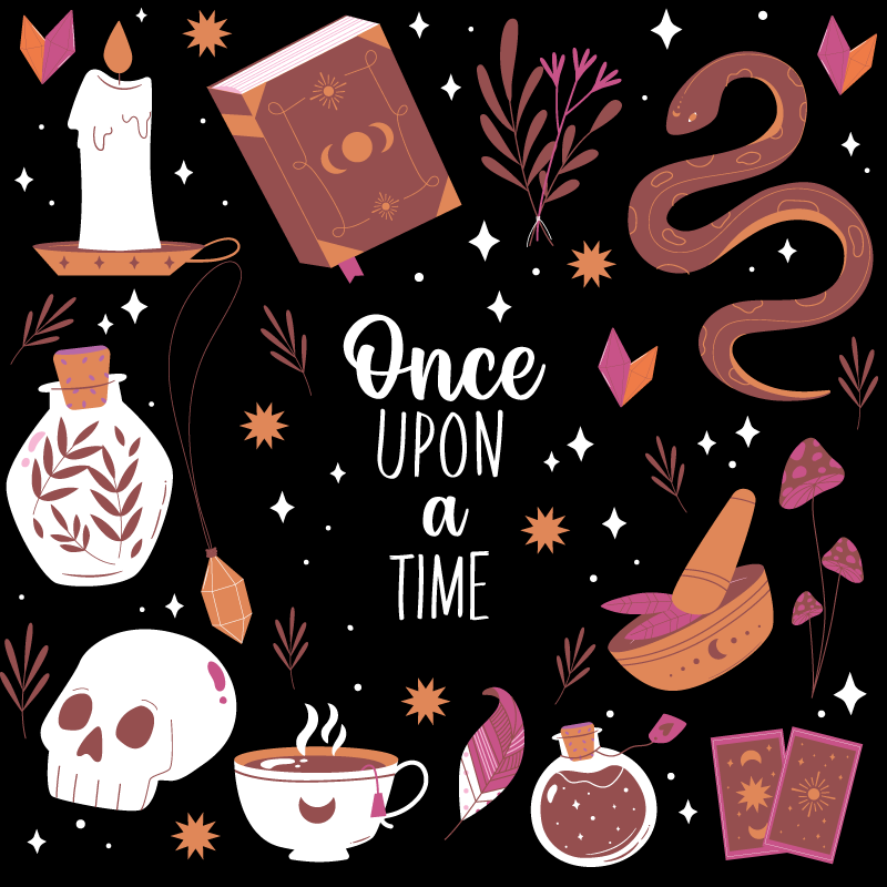 Vinylteppich kindlich märchenstunde - TenStickers