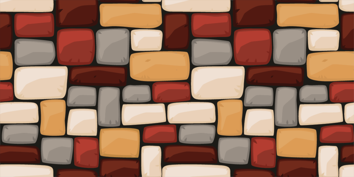 Vinyl Teppich Imitation mosaik-textur-mischung - TenStickers