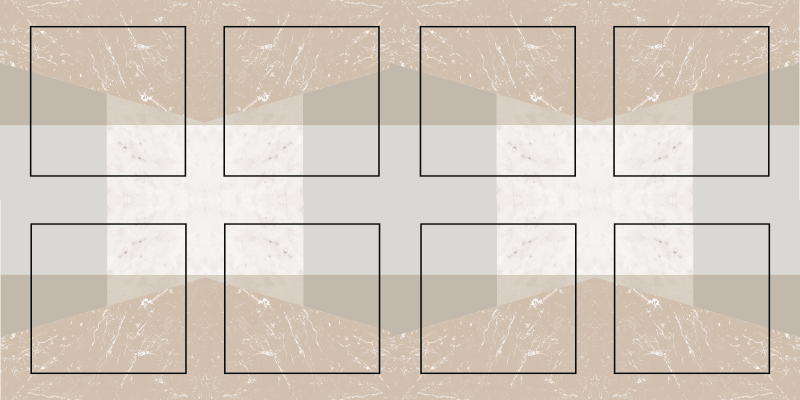 Vinyl Teppich Küche marmorquadrate - TenStickers