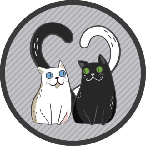 Vinyl Teppich Tiere kuschelige katzen - TenStickers