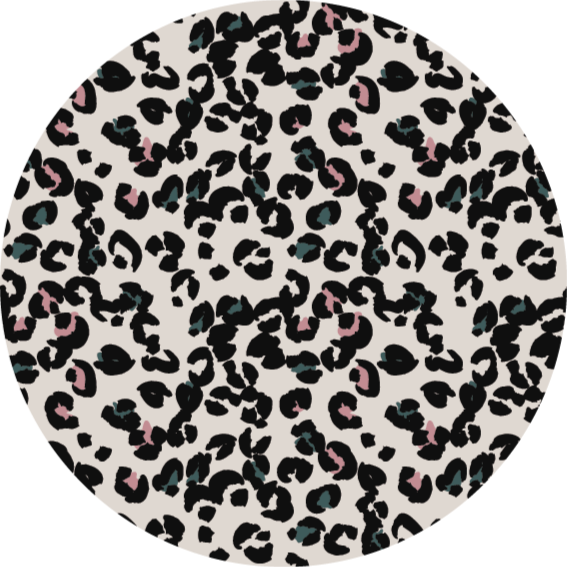 Vinyl teppich tiermuster leopardenflecken muster - TenStickers