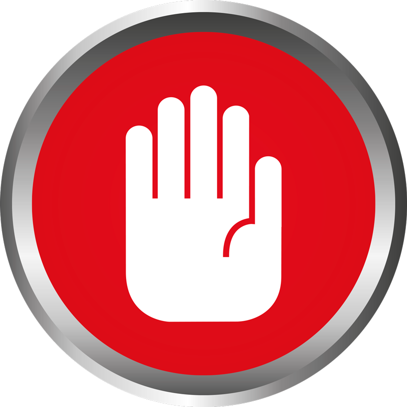 Vinylteppich Spruch Bürowarnung - TenStickers