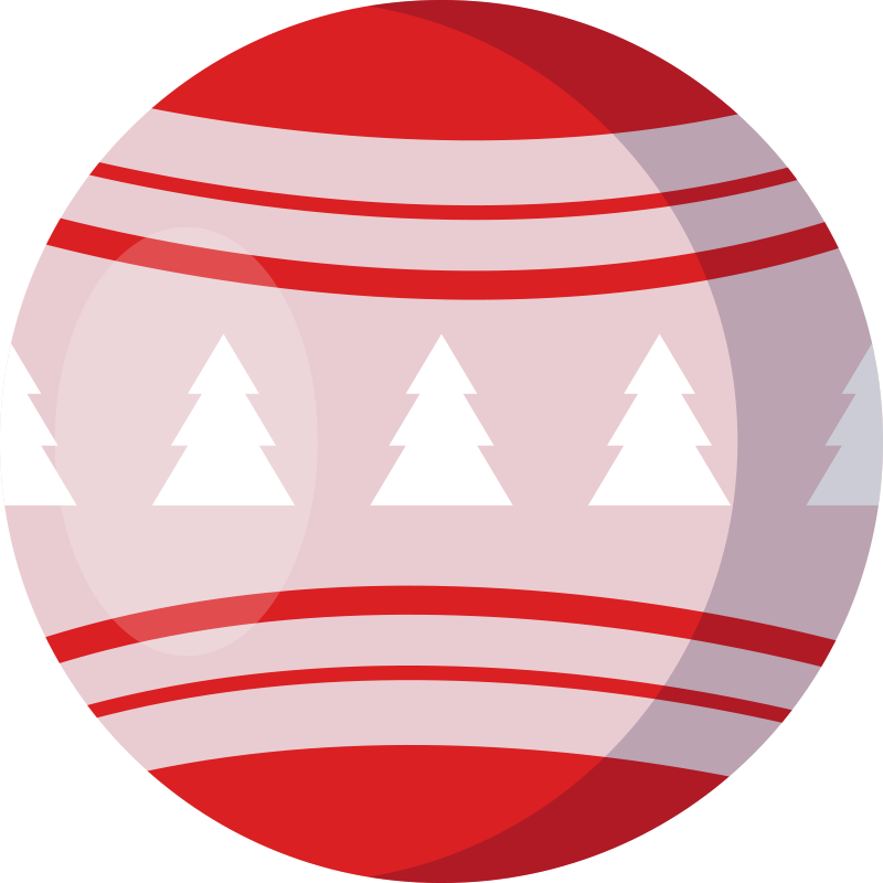 Vinyl teppich weihnachten mit festlichem baum-motiv - TenStickers
