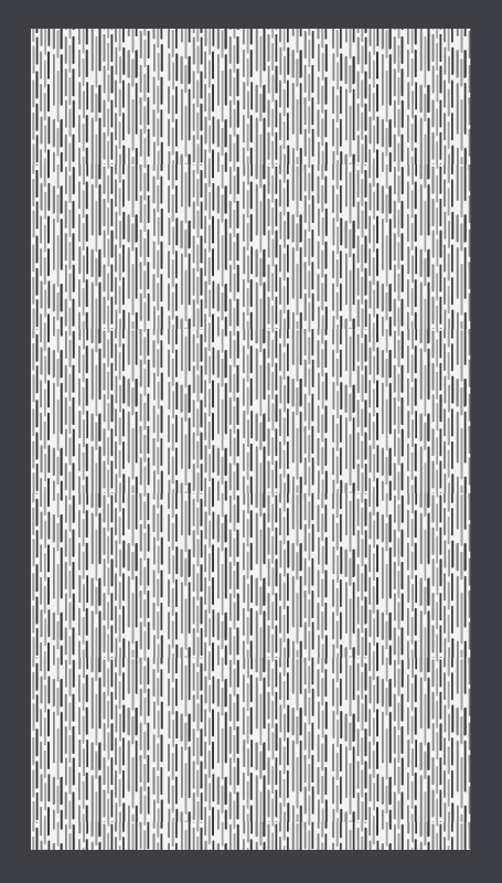 Vinyl Teppich geometrisch monochrom geometrisch - TenStickers