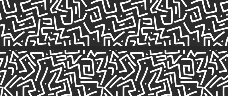 Vinyl teppich geometrisch im abstrakten labyrinth - TenStickers