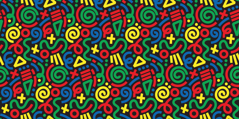 Vinyl Teppich Spiele lebendiges puzzle-muster - TenStickers