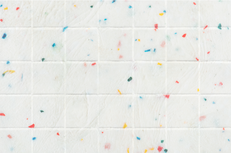 Vinyl Teppich Fliesenoptik terrazzo-fliesenmuster - TenStickers