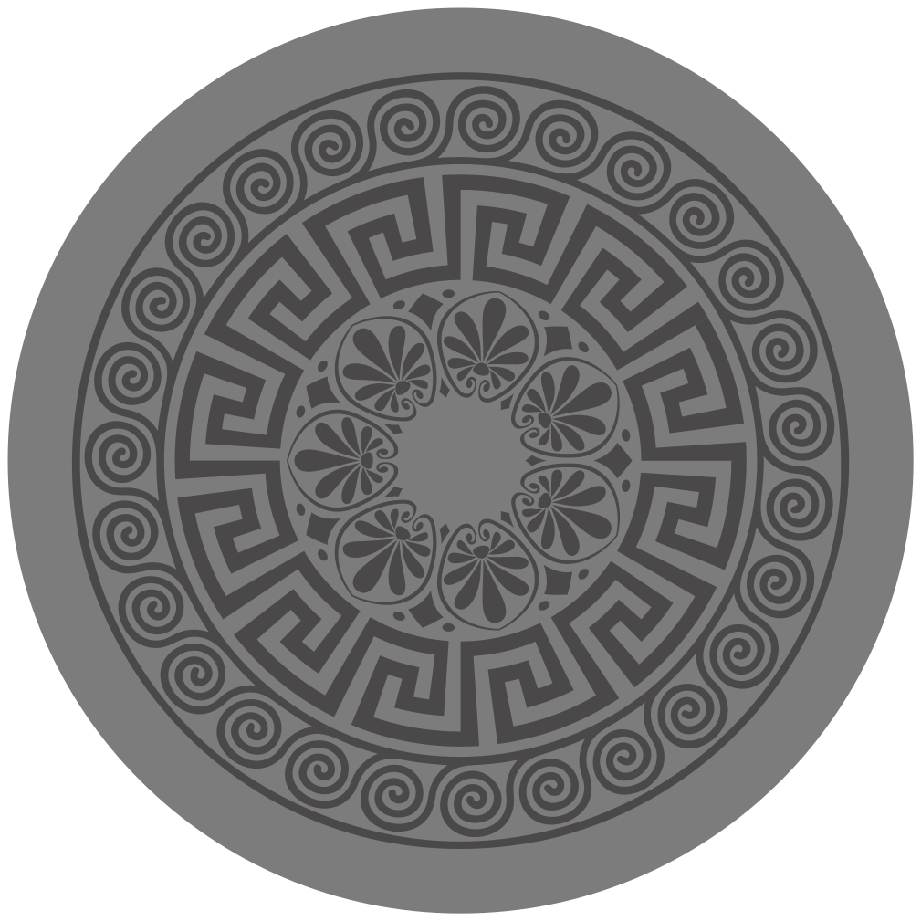 Vinyl Teppich Mandala mandala-inspiriertes Konzept - TenStickers