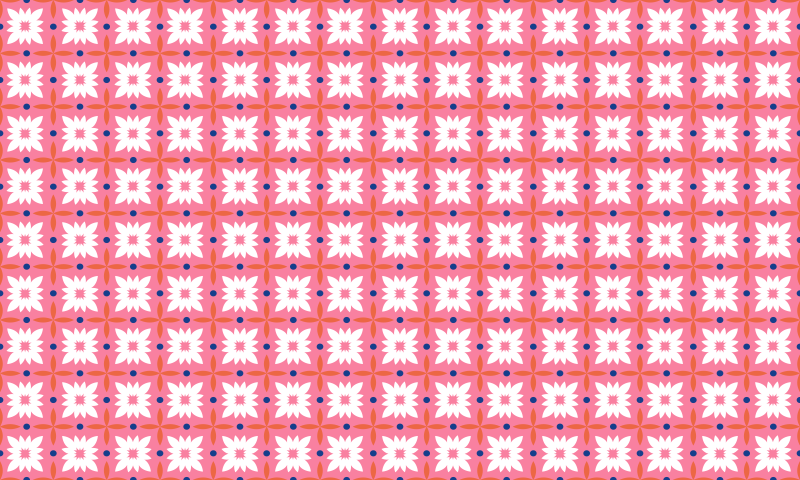 Vinyl Teppich Blumen blumenmusteroberfläche - TenStickers