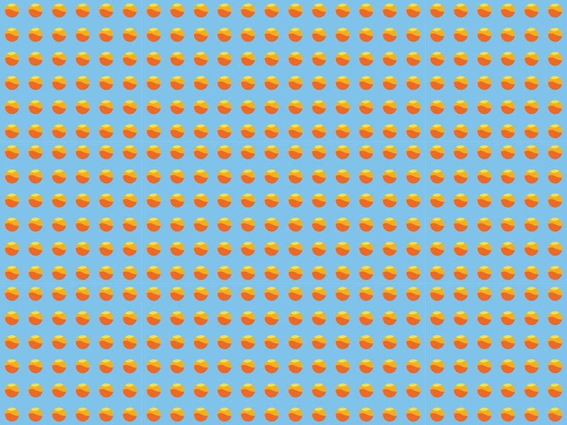 Vinylteppich Holzoptik sonnenschein-orangen-muster - TenStickers