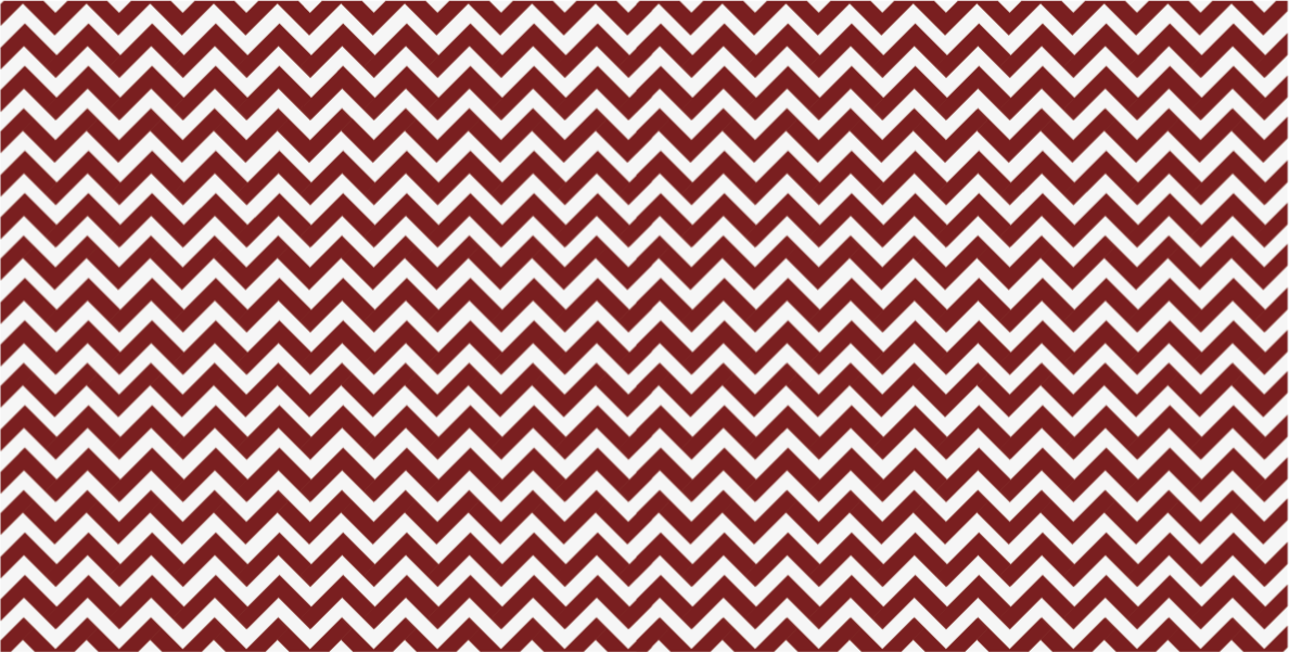 Vinyl Teppich geometrisch roter chevron-stil - TenStickers