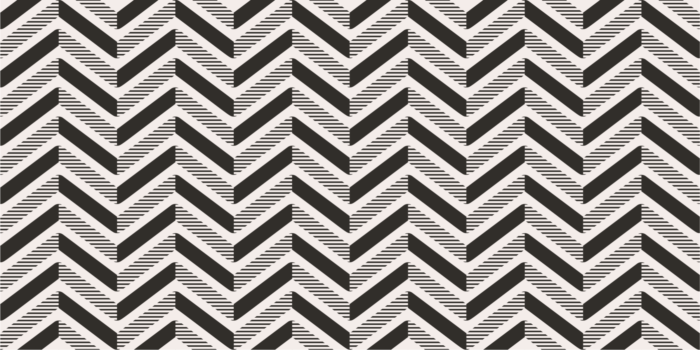 Vinyl Teppich geometrisch chevron-intrige - TenStickers