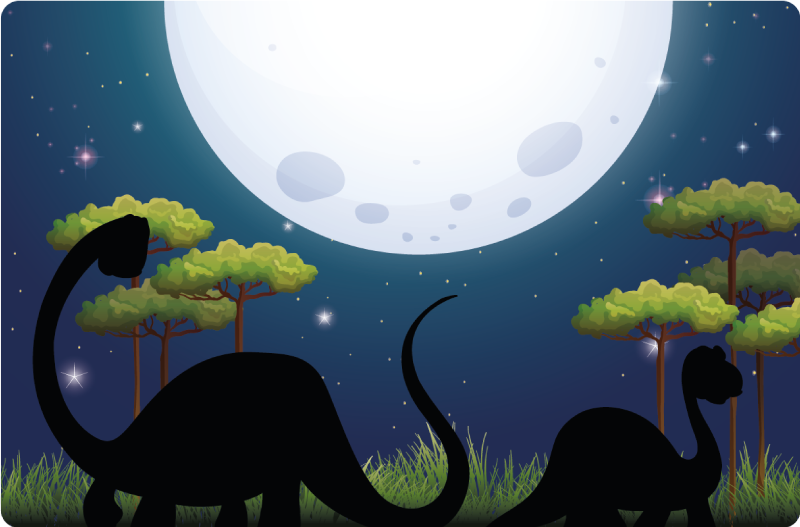 Vinyl Teppich Kinderzimmer Safari-abenteuer-rundkurs - TenStickers