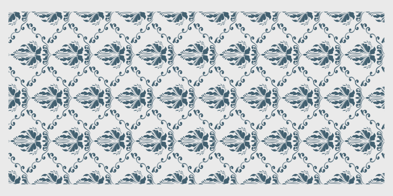 Vinylteppich Flur Luxus vintage blumenmuster - TenStickers