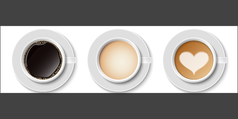 Vinyl Läufer küche kaffeetassen läufer - TenStickers