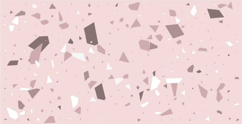 Vinyl Teppich geometrisch geometrischer terrazzo - TenStickers