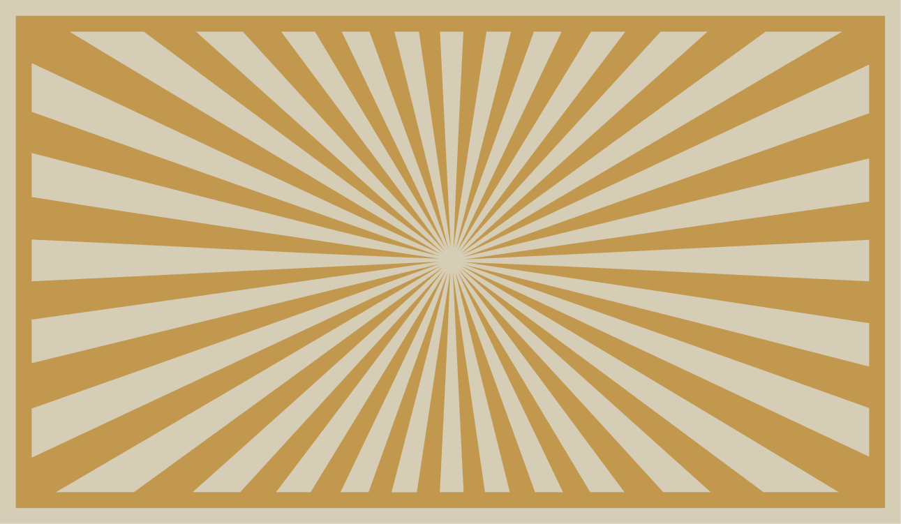 Vinylteppich modern Sunburst teppich - TenStickers