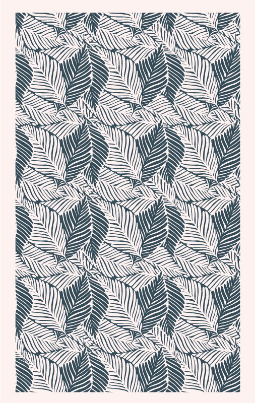 Vinyl Teppich Natur üppige blattmuster - TenStickers