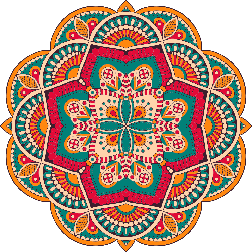Vinyl Teppich Küche marokkanisches Mandala - TenStickers