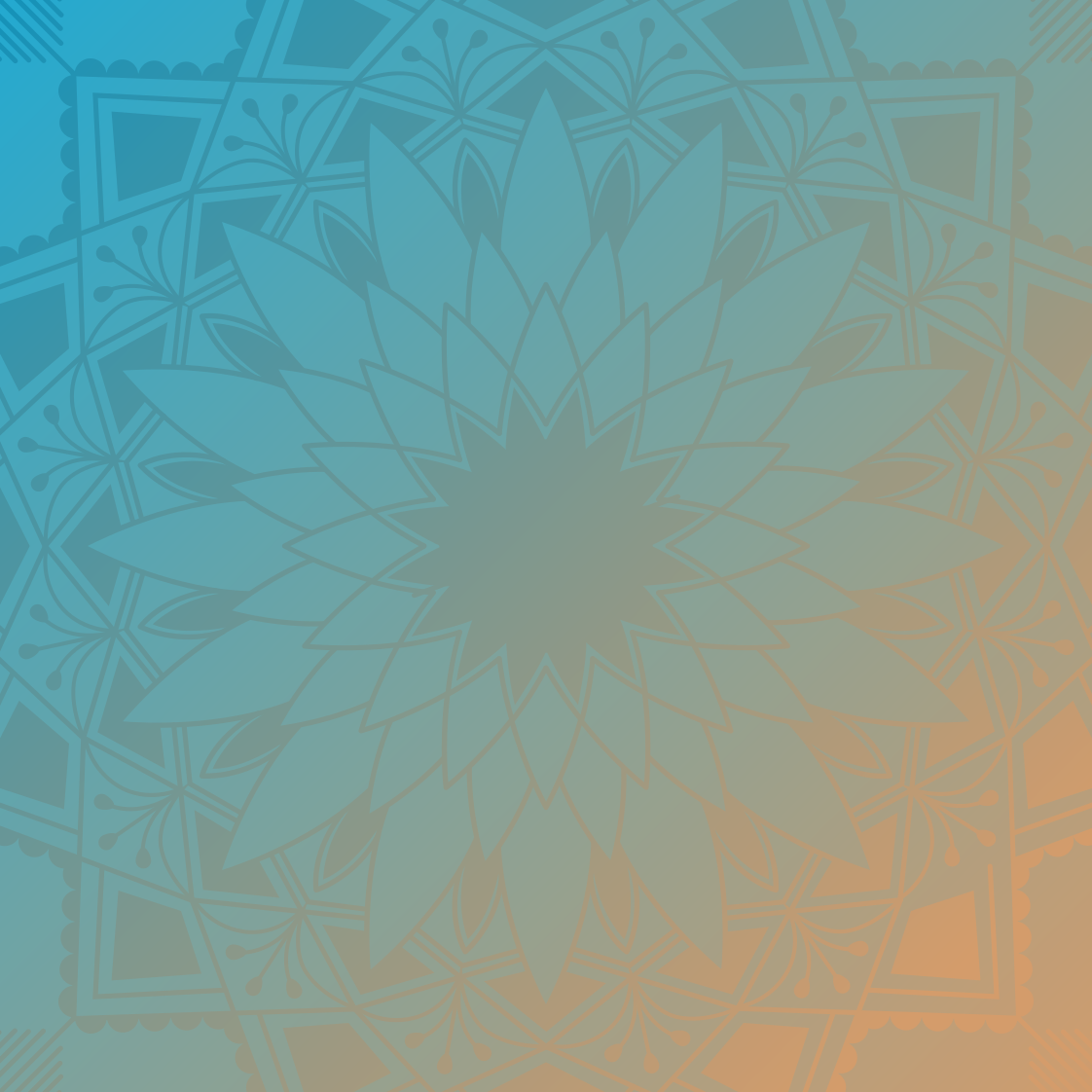 Vinyl teppich mandala farbverlauf - TenStickers