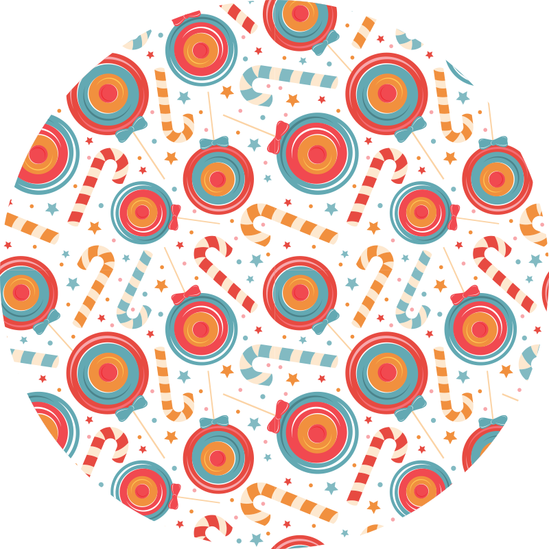 Vinyl Teppich Spiele candyland-bilder - TenStickers