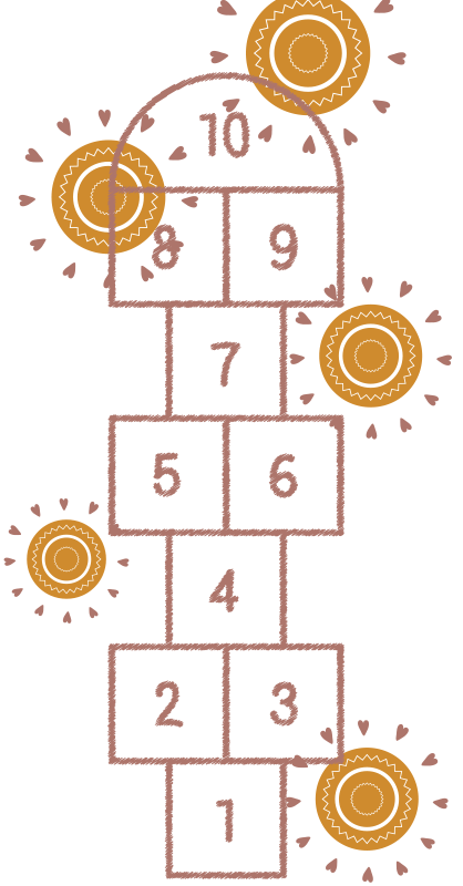 Vinyl Teppich Spiele himmel und hölle-spielplatz - TenStickers