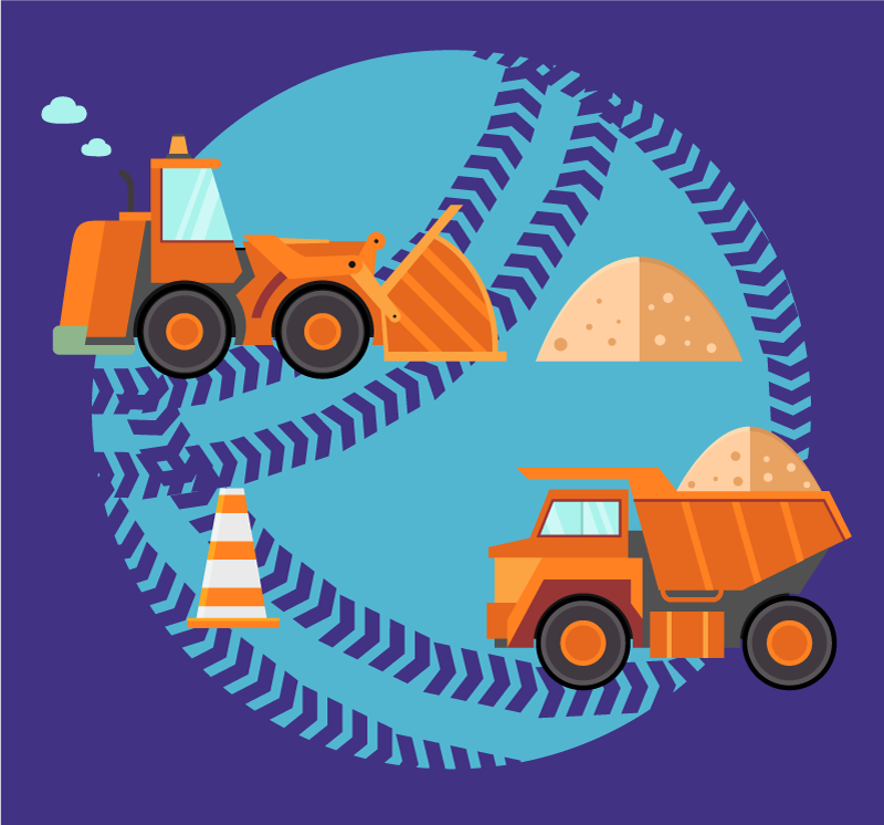 Vinyl Teppich Kinderzimmer Baumuster - TenStickers