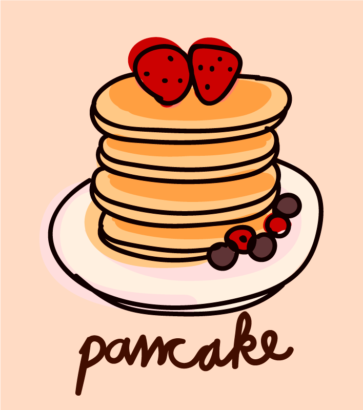 Vinyl teppich küche leckere pfannkuchen - TenStickers