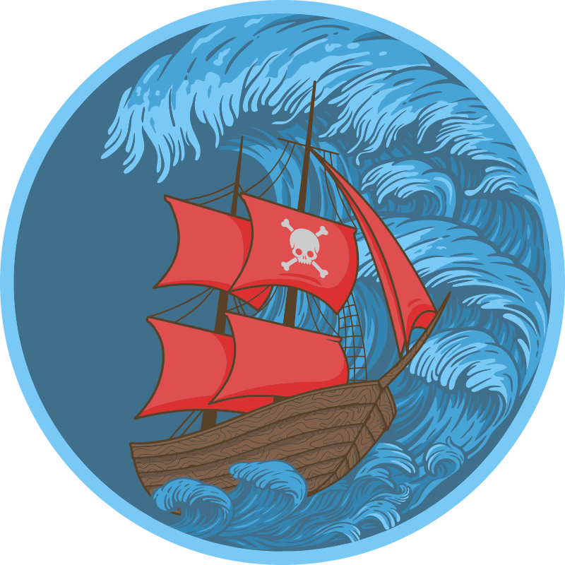 Vinyl Teppich Spiele piraten-spielzeit - TenStickers