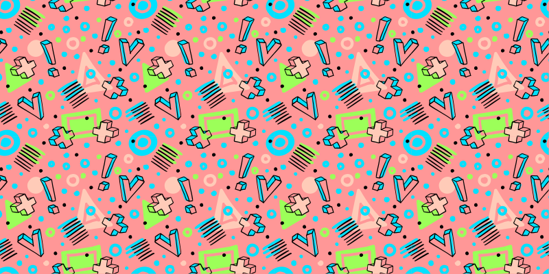 Vinylteppich kindlich verspielte geometrie - TenStickers