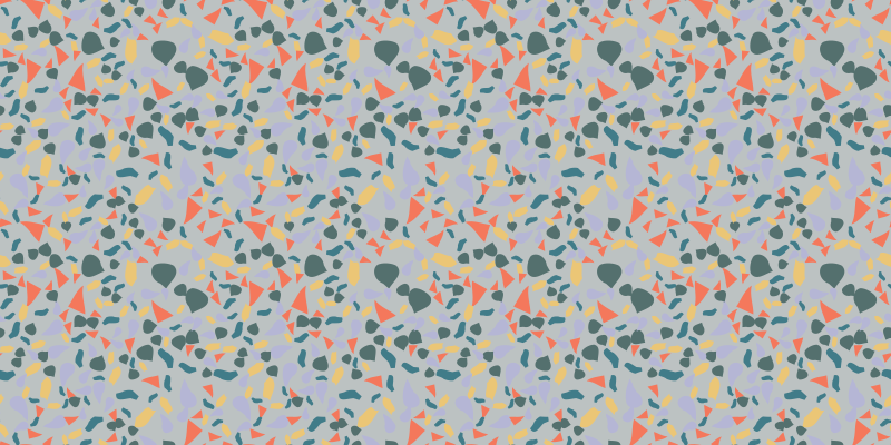 Vinyl Teppich Marmor lebendige abstrakte formen - TenStickers