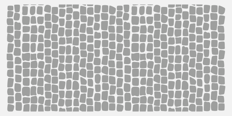 Vinyl Teppich Fliesenoptik monochromes gitter - TenStickers